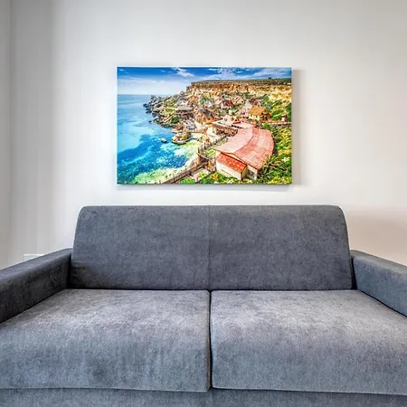 St Julians 2br Penthouse With Balconies And Sofabed By 360 Estates דירה